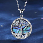 Aurora borealis Tree of Life Necklace Necklaces Viking Warriors