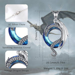 Austrian Crystal Viking Dragon Necklace Necklaces Viking Warriors