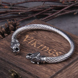 Bjorn Stainless Steel Bear Armring Bracelet Bracelets Viking Warriors