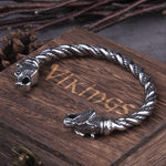 Bjorn Stainless Steel Bear Armring Bracelet Bracelets Viking Warriors