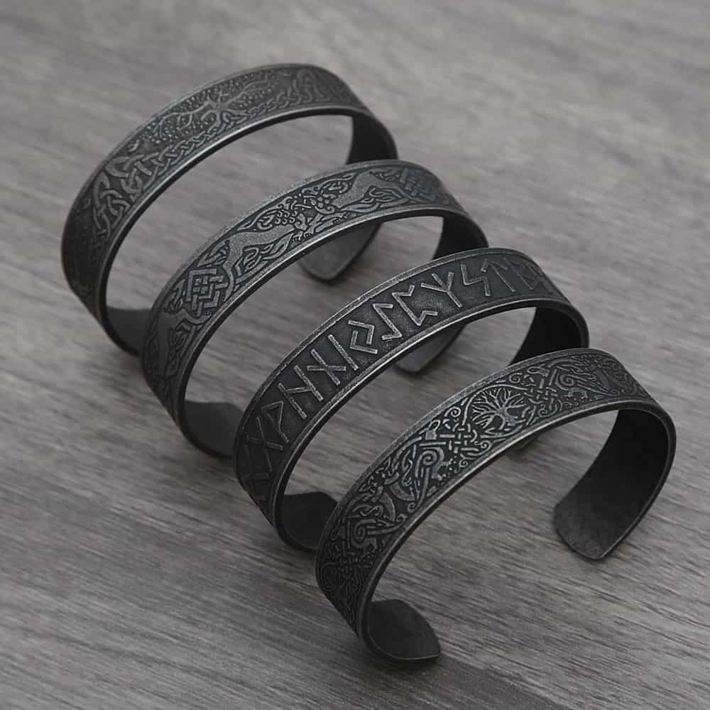 Buy Viking Bracelet Dragon Heads Fine Silver Sterling Silver Heavy Online  in India - Etsy