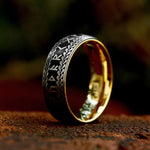 Black Viking Rune Ring Rings Viking Warriors
