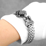 Blood Eagle Double Chain Bracelet Bracelet Viking Warriors