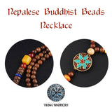 Buddhist Beads Necklace Viking Warriors