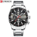 Business Stainless Steel Chronograph Watch Viking Warriors
