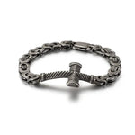 Byzantine Chain Cross Bracelet Bracelets Viking Warriors