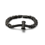 Byzantine Chain Cross Bracelet Bracelets Viking Warriors