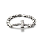 Byzantine Chain Cross Bracelet Bracelets Viking Warriors