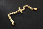 Byzantine Chain Cross Bracelet Bracelets Viking Warriors