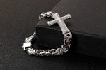 Byzantine Chain Cross Bracelet Bracelets Viking Warriors