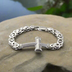 Byzantine Chain Cross Bracelet Bracelets Viking Warriors