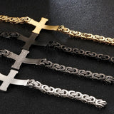 Byzantine Chain Cross Bracelet Bracelets Viking Warriors