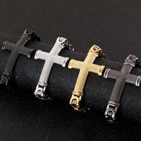 Byzantine Chain Cross Bracelet Bracelets Viking Warriors