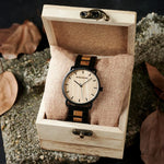 Casual Walnut Wood Watch Watches Viking Warriors
