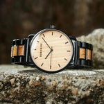 Casual Walnut Wood Watch Watches Viking Warriors