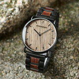Casual Walnut Wood Watch Watches Viking Warriors