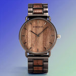 Casual Walnut Wood Watch Watches Viking Warriors