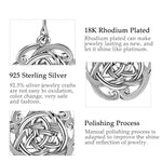 Celtic Knot Sterling Silver Earrings Earrings Viking Warriors