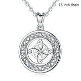 Celtic Knot Sterling Silver Necklace Necklaces Viking Warriors