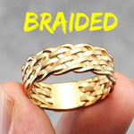 Celtic Knot Weaving Wedding Rings Rings Viking Warriors