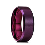 Classic 8mm Tungsten Brushed Couples Ring Rings Viking Warriors
