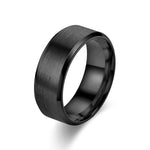Classic 8mm Tungsten Brushed Couples Ring Rings Viking Warriors