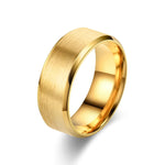 Classic 8mm Tungsten Brushed Couples Ring Rings Viking Warriors