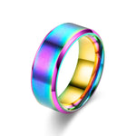 Classic 8mm Tungsten Brushed Couples Ring Rings Viking Warriors
