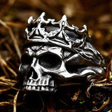 Dark King Skull Ring Viking Warriors