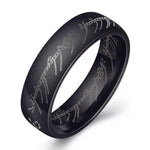 Dark Lord Titanium Steel Couple Ring Rings Viking Warriors