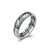 Dark Lord Titanium Steel Couple Ring Rings Viking Warriors