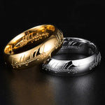 Dark Lord Titanium Steel Couple Ring Rings Viking Warriors