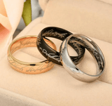 Dark Lord Titanium Steel Couple Ring Rings Viking Warriors