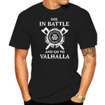 Die In Battle And Go To Valhalla Vikings T-Shirt Shirts & Tops Viking Warriors