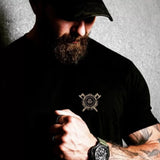 Die In Battle Go To Valhalla Tactical Men's T-shirt Shirts & Tops Viking Warriors