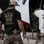 Die In Battle Go To Valhalla Tactical Men's T-shirt Shirts & Tops Viking Warriors