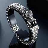 Double Chain Eagle Wolf Snake Bear Bracelet Bracelets Viking Warriors