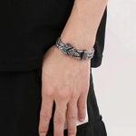 Double Chain Eagle Wolf Snake Bear Bracelet Bracelets Viking Warriors