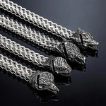 Double Chain Eagle Wolf Snake Bear Bracelet Bracelets Viking Warriors