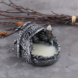 Dragon Ceramic Cone Incense Burner viking accessories Viking Warriors