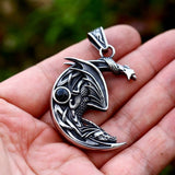 Dragon Moon Necklace Viking Warriors