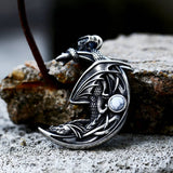 Dragon Moon Necklace Viking Warriors