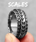 Dragon Scale Ring ring Viking Warriors