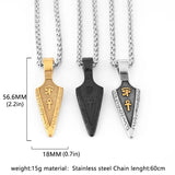 Egyptian Spear Pendant Necklace Necklace Viking Warriors