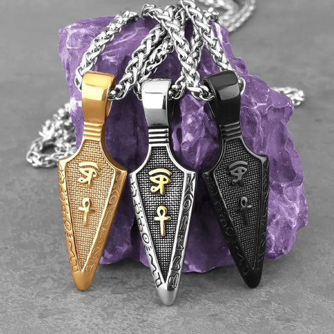 Egyptian Spear Pendant Necklace Necklace Viking Warriors