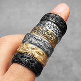 Evil Eye Stainless Steel Spinning Ring ring Viking Warriors