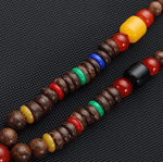 Exquisite Retro Buddhist Beads Necklace Necklace Viking Warriors