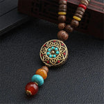 Exquisite Retro Buddhist Beads Necklace Necklace Viking Warriors