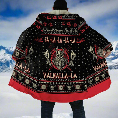 FA-LA-LA-LA-LA VALHALLA-LA VIKING UGLY CHRISTMAS COAT coat Viking Warriors