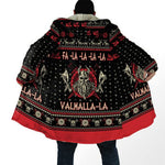 Fa-La-La-La-La Valhalla-La  Viking Ugly Christmas Coat Cloak Viking Warriors
